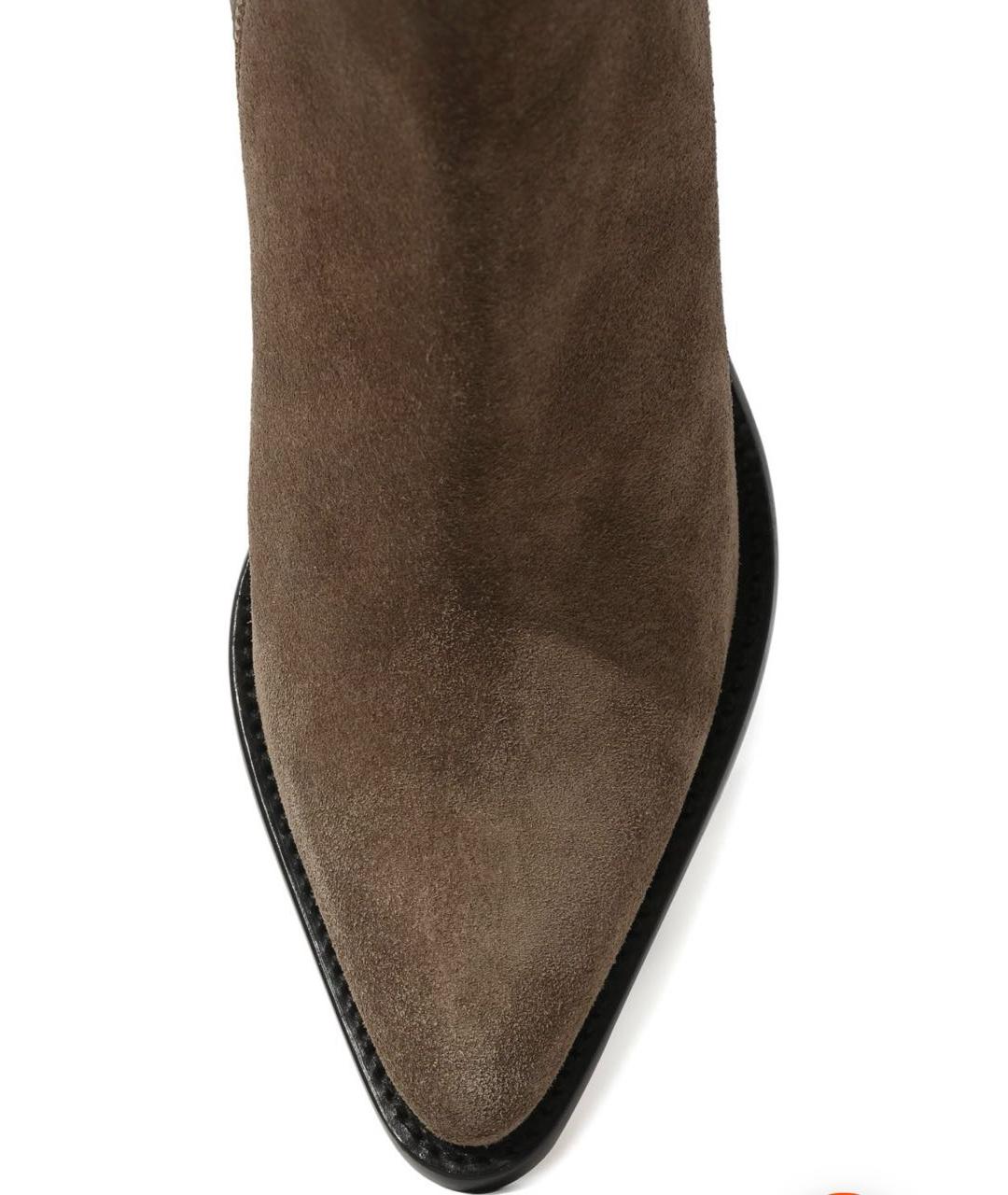 CHLOE Коричневые замшевые ботильоны, фото 3