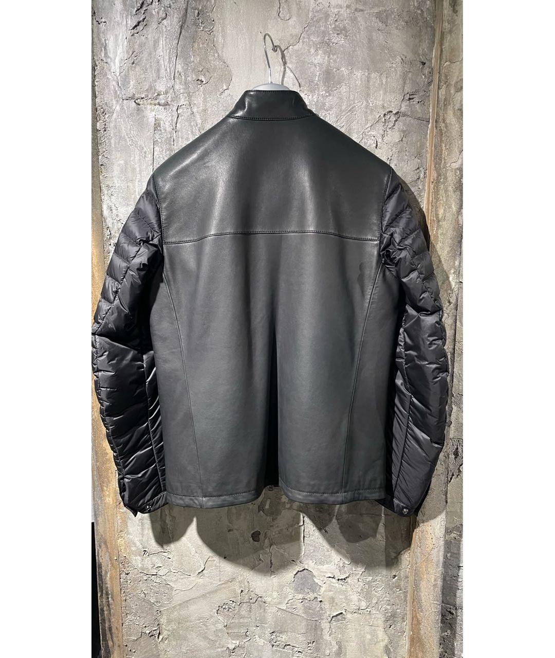 BOGNER Черная кожаная куртка, фото 2