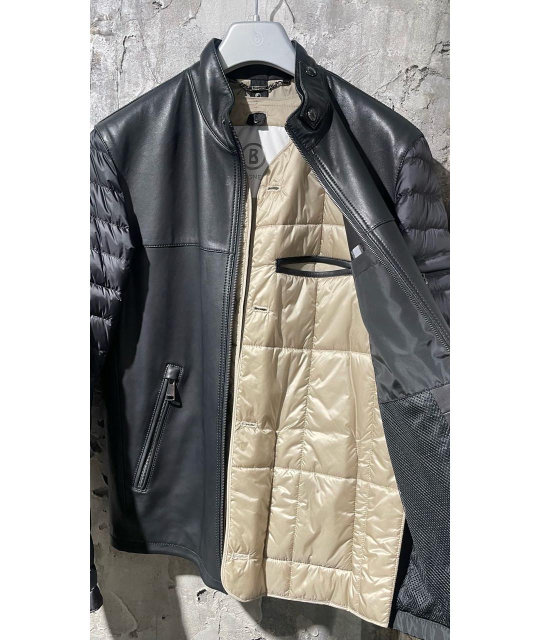 BOGNER Черная кожаная куртка, фото 6