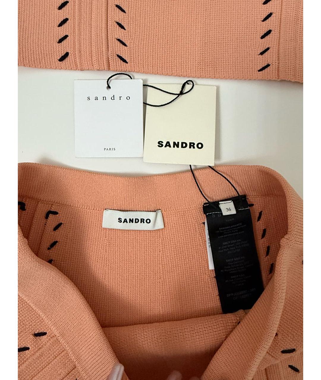 SANDRO Вискозный костюм с юбками, фото 7