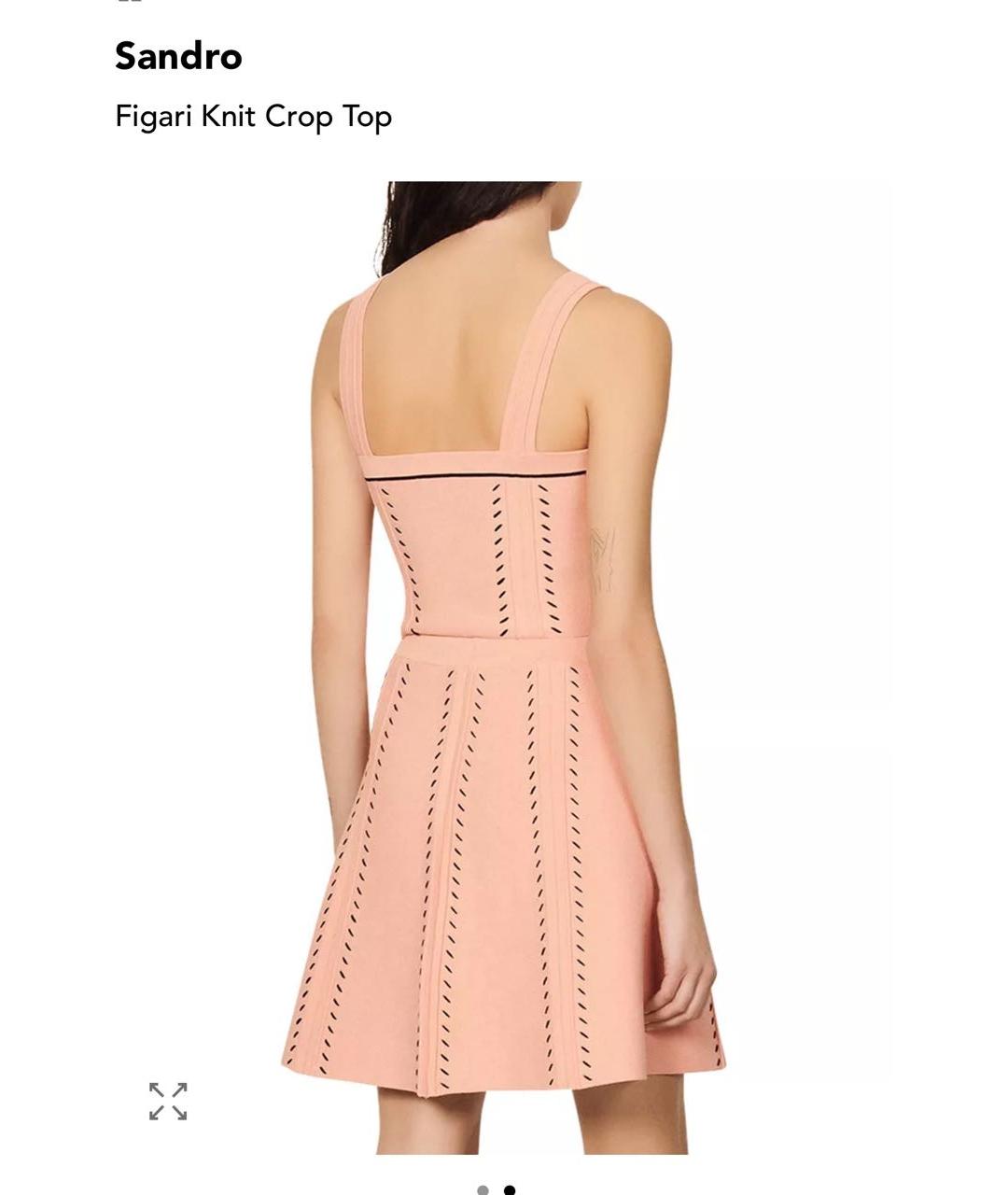 SANDRO Вискозный костюм с юбками, фото 4