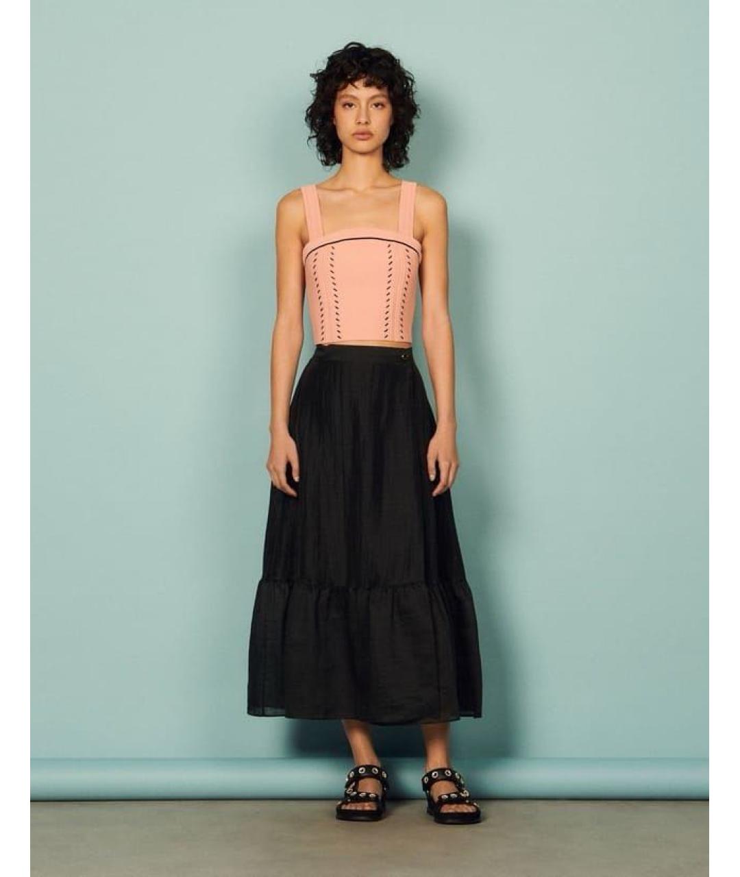 SANDRO Вискозный костюм с юбками, фото 5