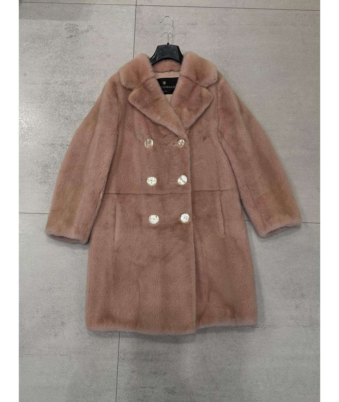 Fabio Gavazzi Розовая меховая шуба, фото 9