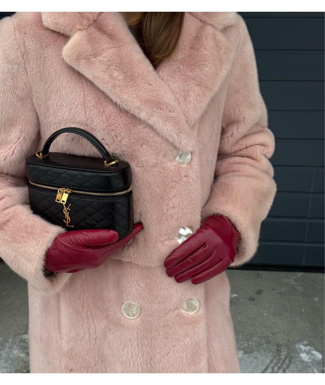 Fabio Gavazzi Розовая меховая шуба, фото 6