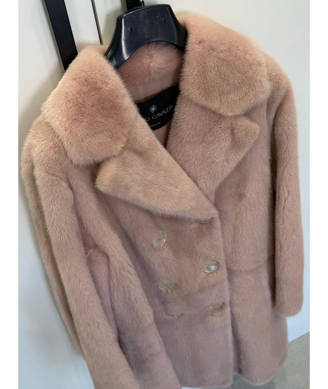 Fabio Gavazzi Розовая меховая шуба, фото 7