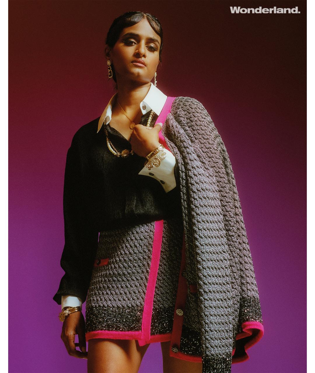 CHANEL Серый вискозный жакет/пиджак, фото 3