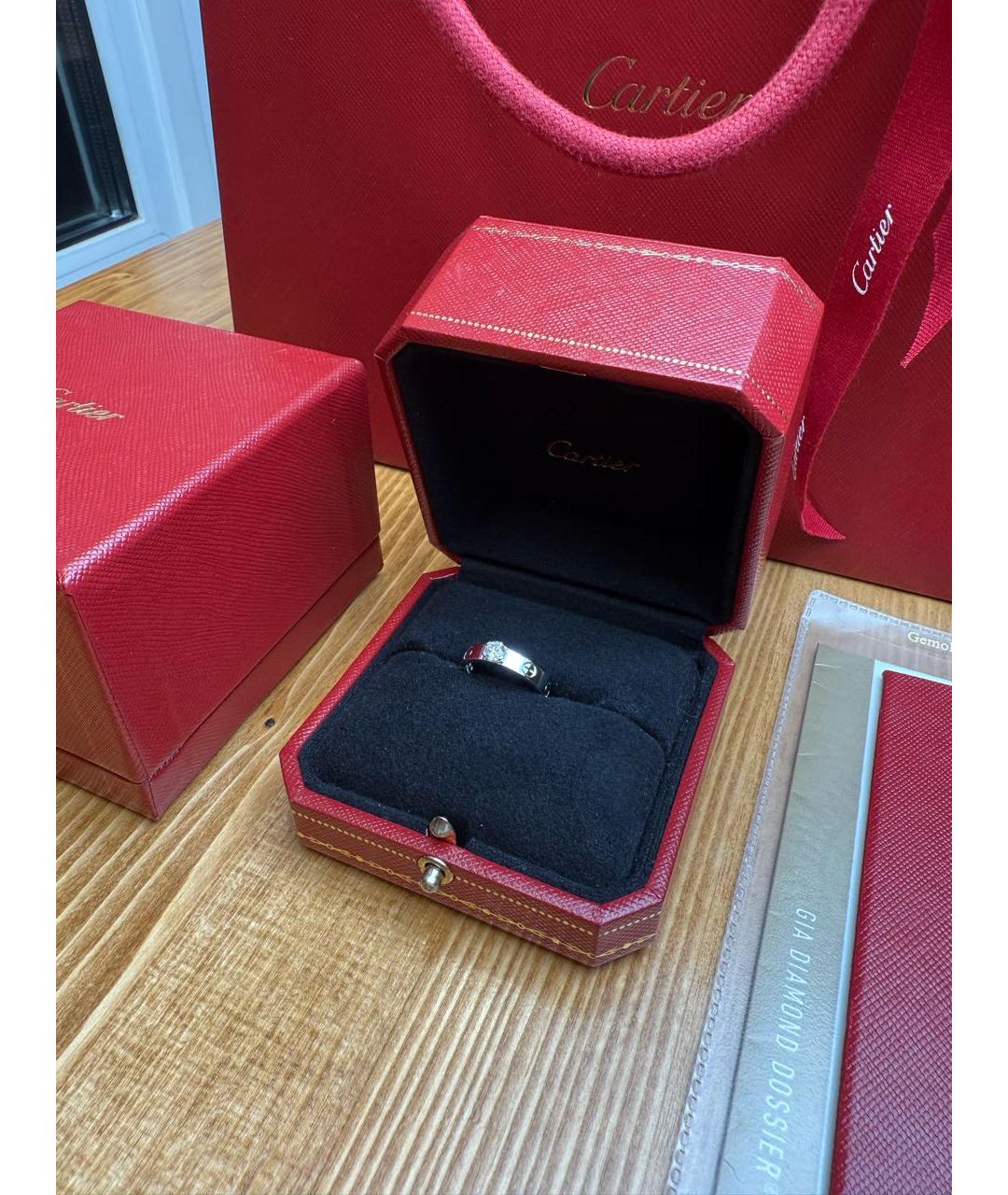 CARTIER Белое кольцо из белого золота, фото 2