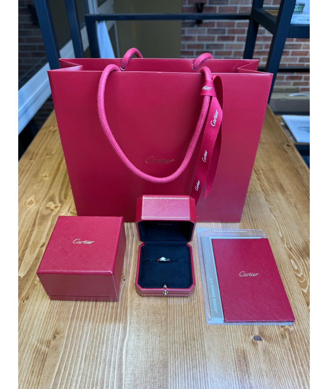 CARTIER Белое кольцо из белого золота, фото 3