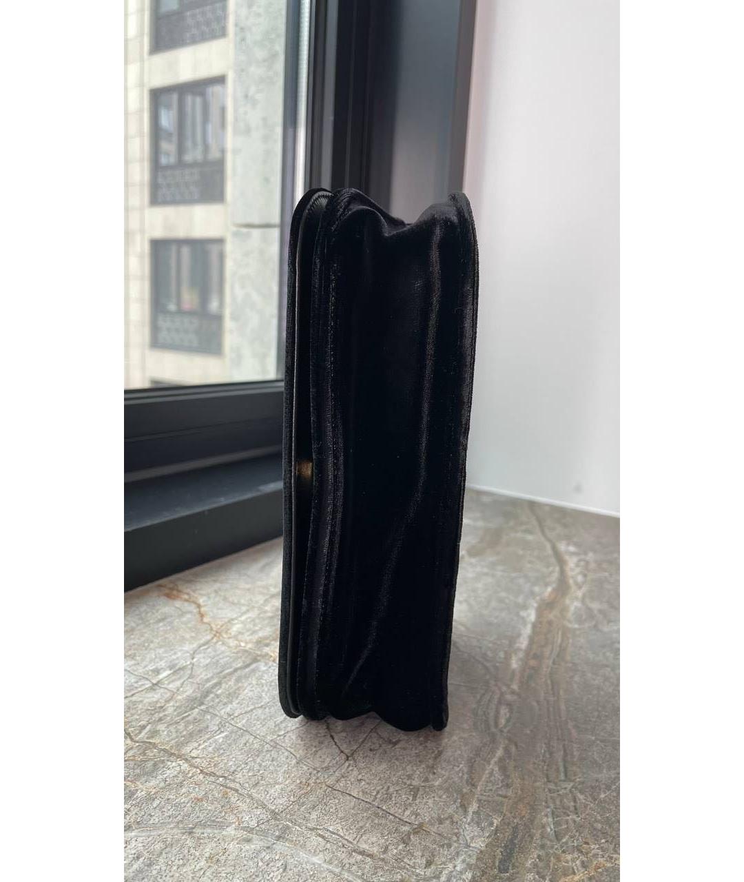PRADA Черная бархатная сумка через плечо, фото 7