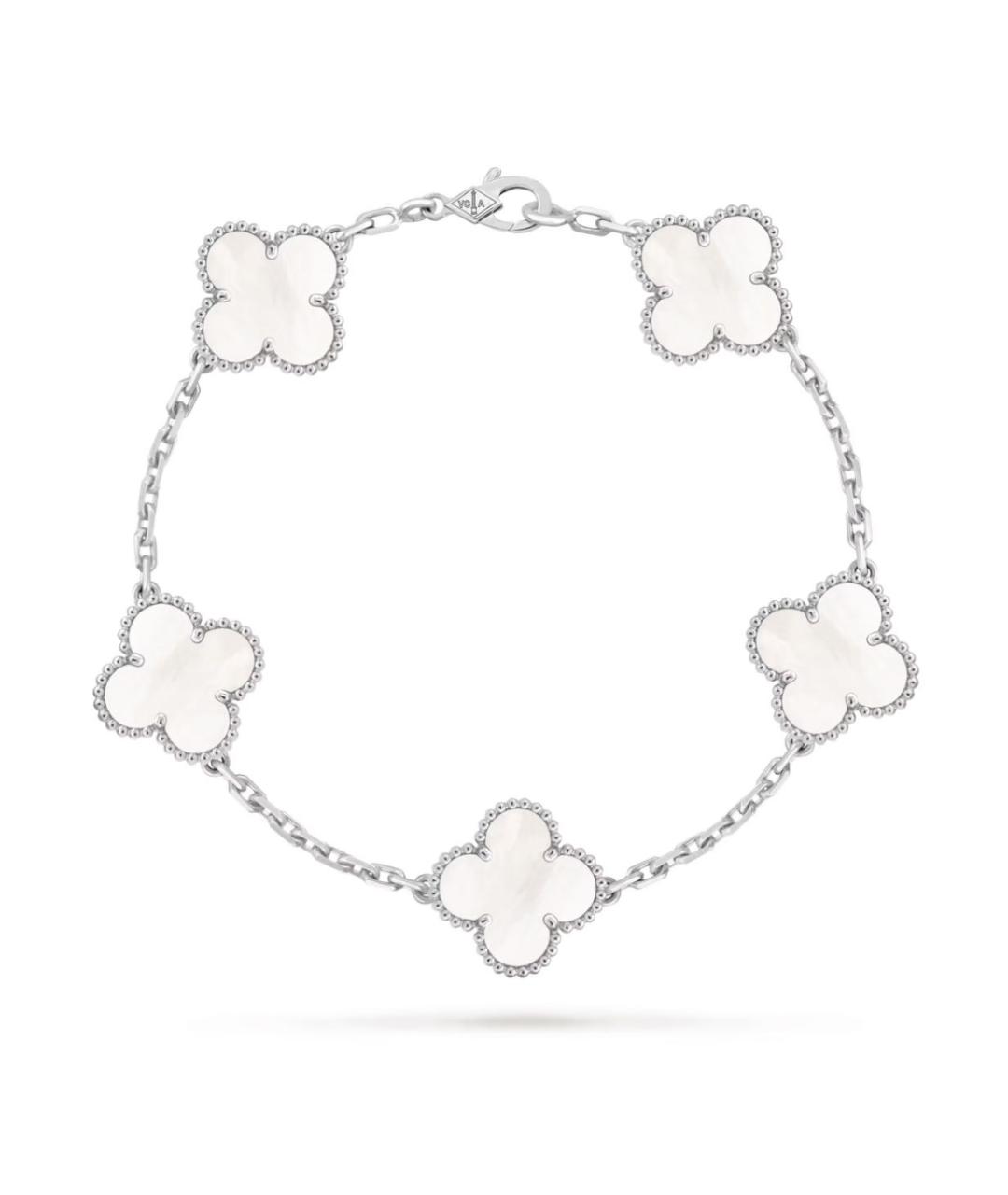 VAN CLEEF & ARPELS Серебрянный браслет из белого золота, фото 6
