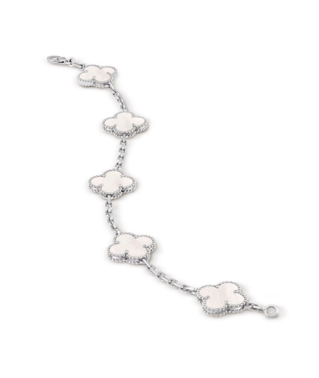 VAN CLEEF & ARPELS Серебрянный браслет из белого золота, фото 2