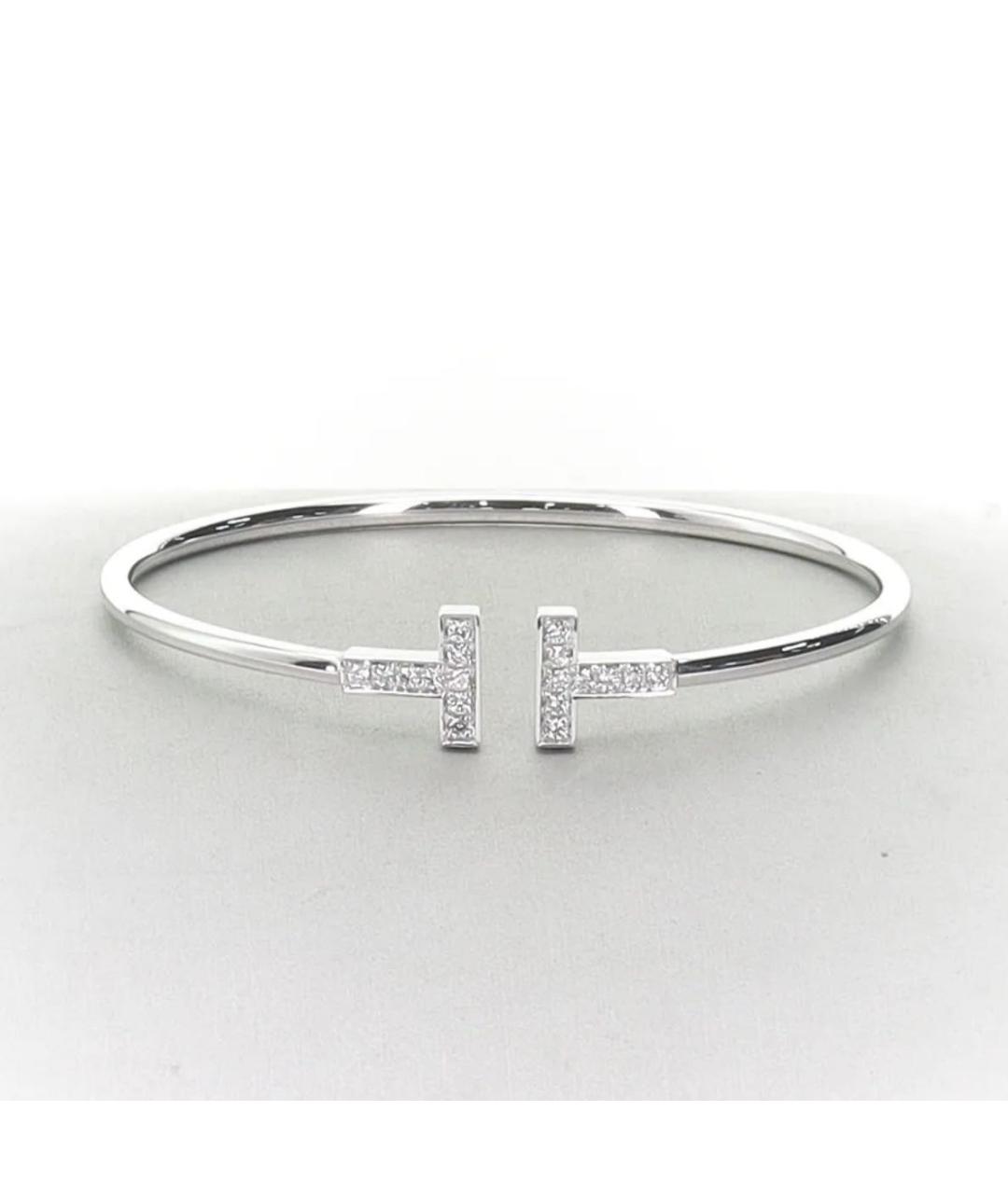 TIFFANY&CO Серебрянный браслет из белого золота, фото 2