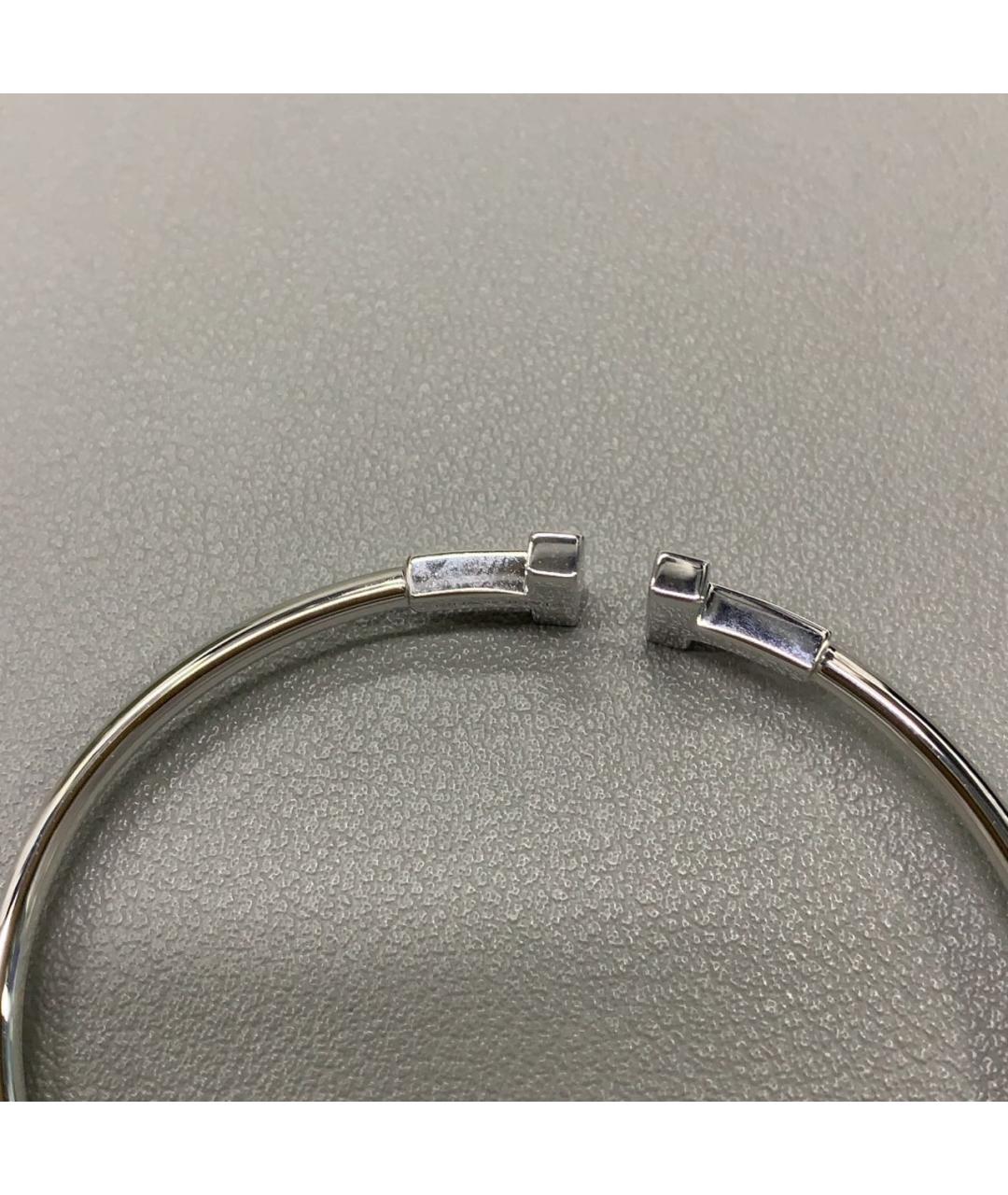 TIFFANY&CO Серебрянный браслет из белого золота, фото 5