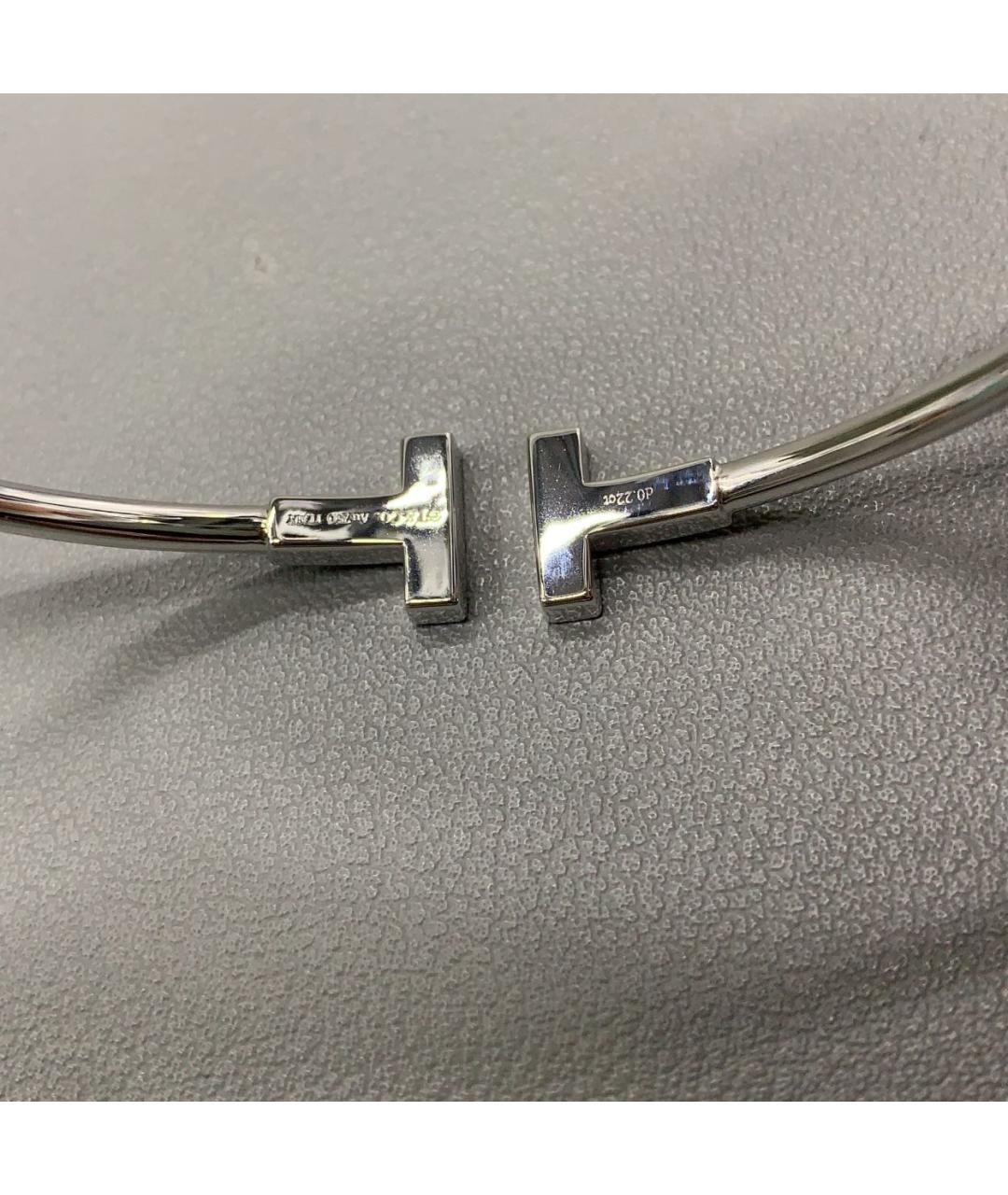 TIFFANY&CO Серебрянный браслет из белого золота, фото 7