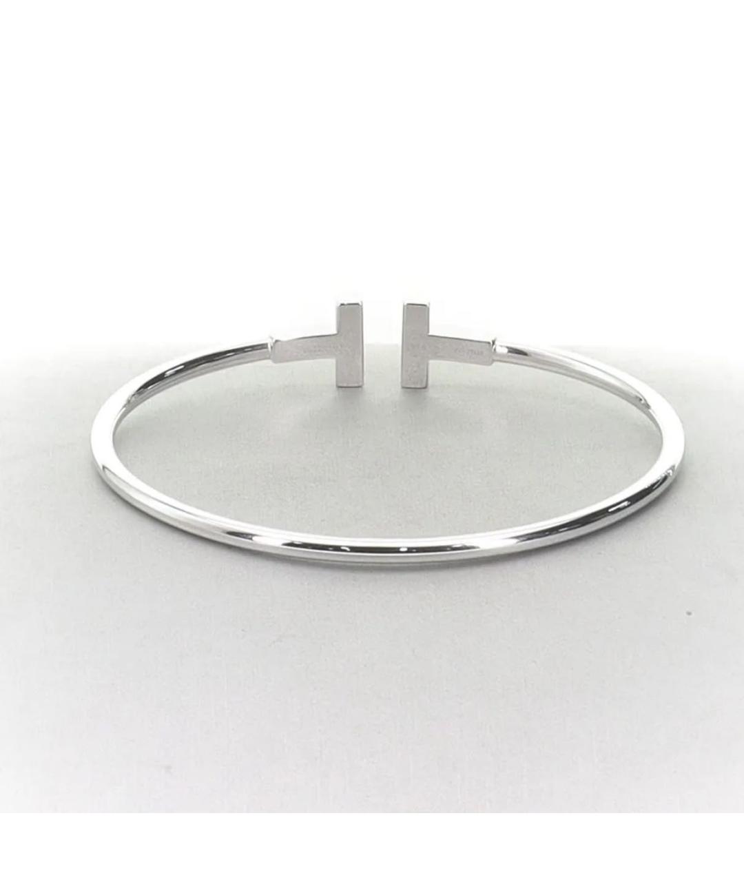 TIFFANY&CO Серебрянный браслет из белого золота, фото 3