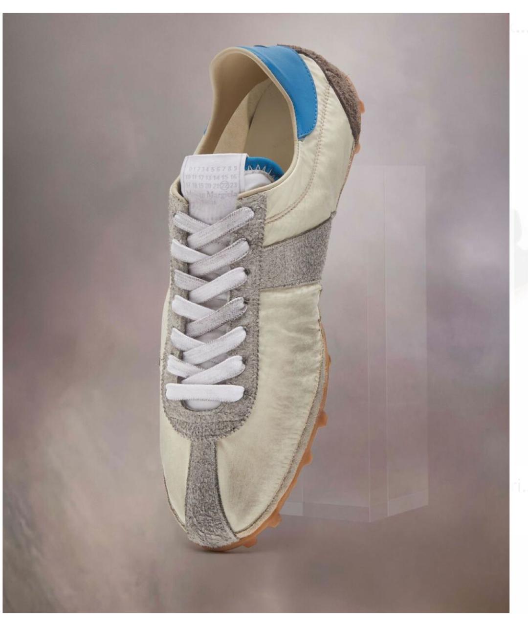 MAISON MARGIELA Бежевые синтетические кроссовки, фото 3