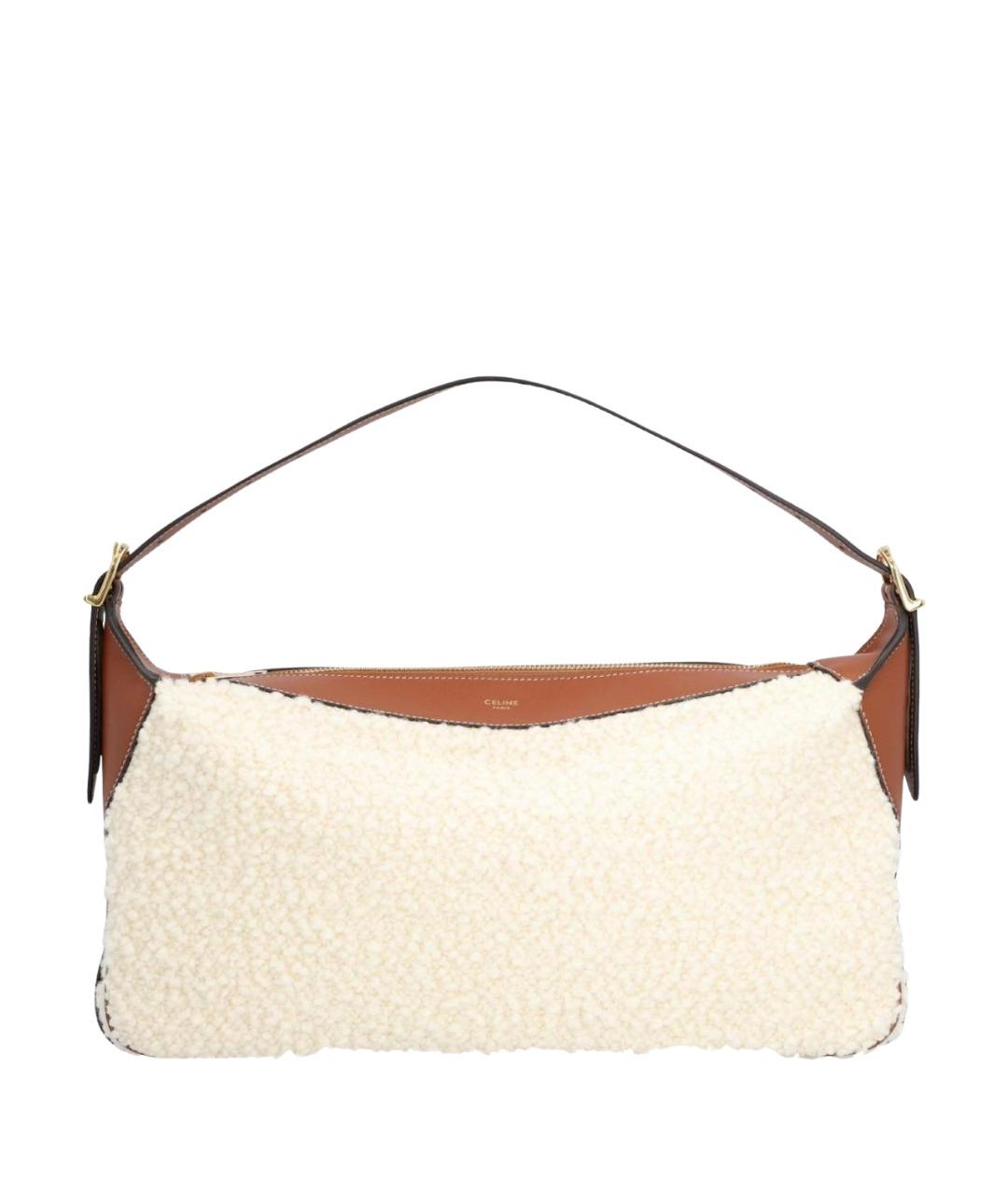 CELINE Бежевая сумка с короткими ручками, фото 1