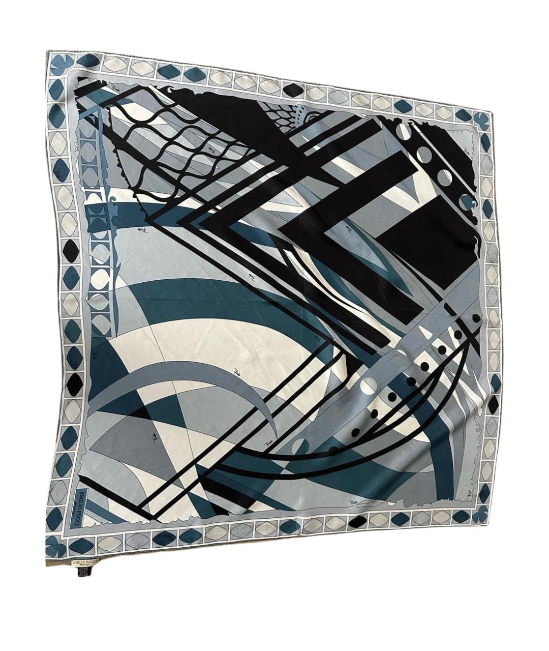 EMILIO PUCCI Мульти шелковый платок, фото 1