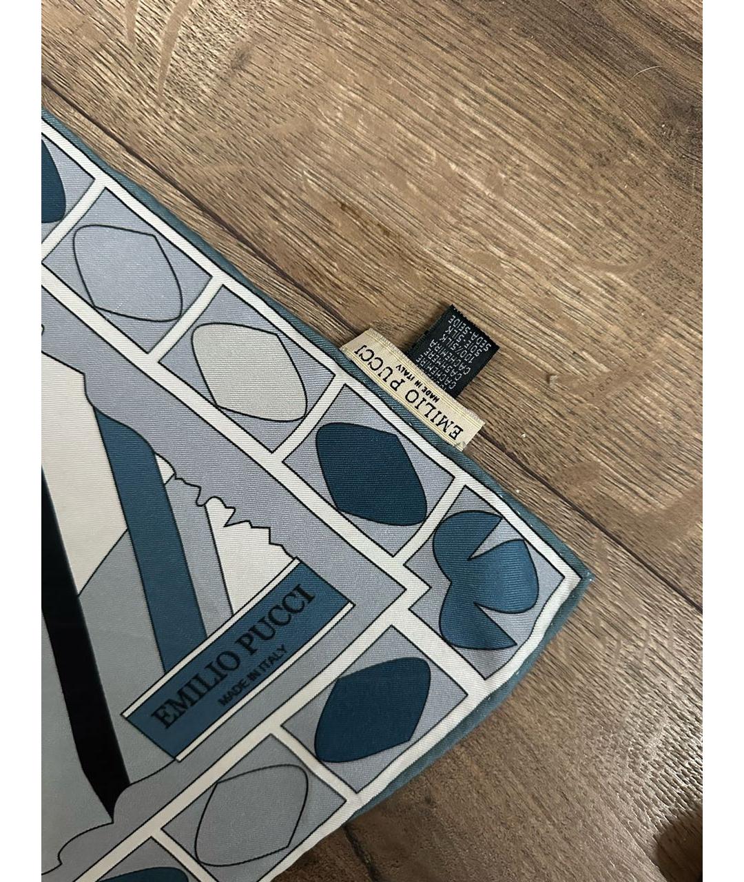 EMILIO PUCCI Мульти шелковый платок, фото 3