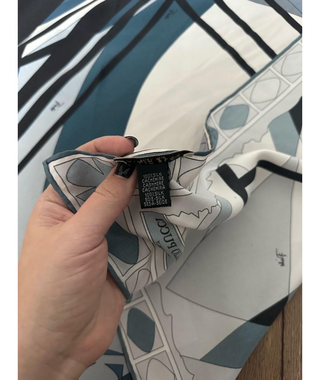 EMILIO PUCCI Мульти шелковый платок, фото 4