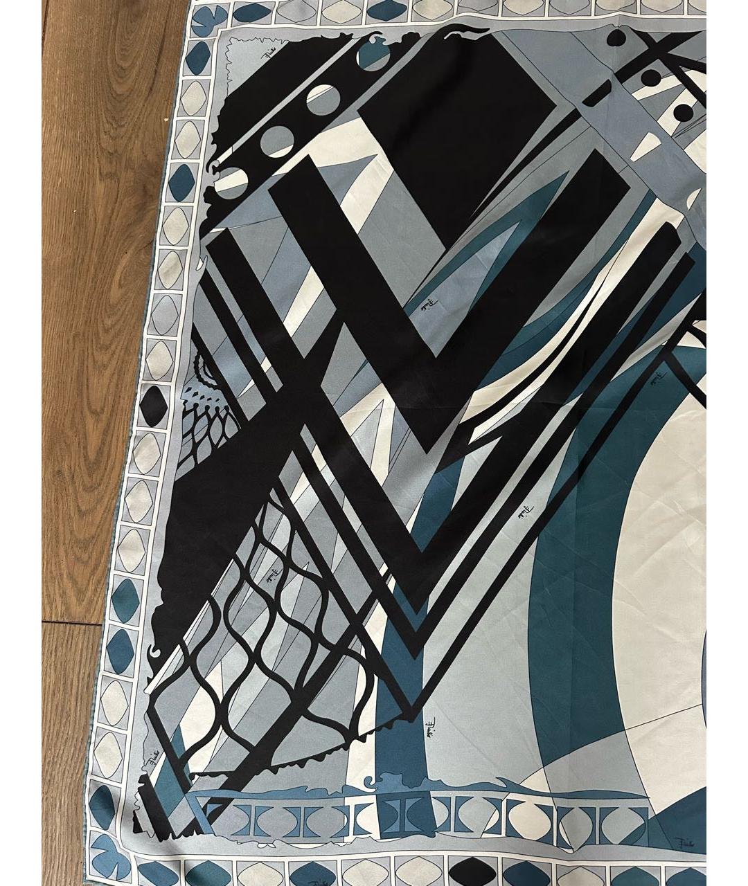 EMILIO PUCCI Мульти шелковый платок, фото 2