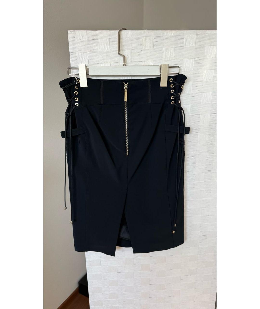 ELISABETTA FRANCHI Черная юбка миди, фото 2