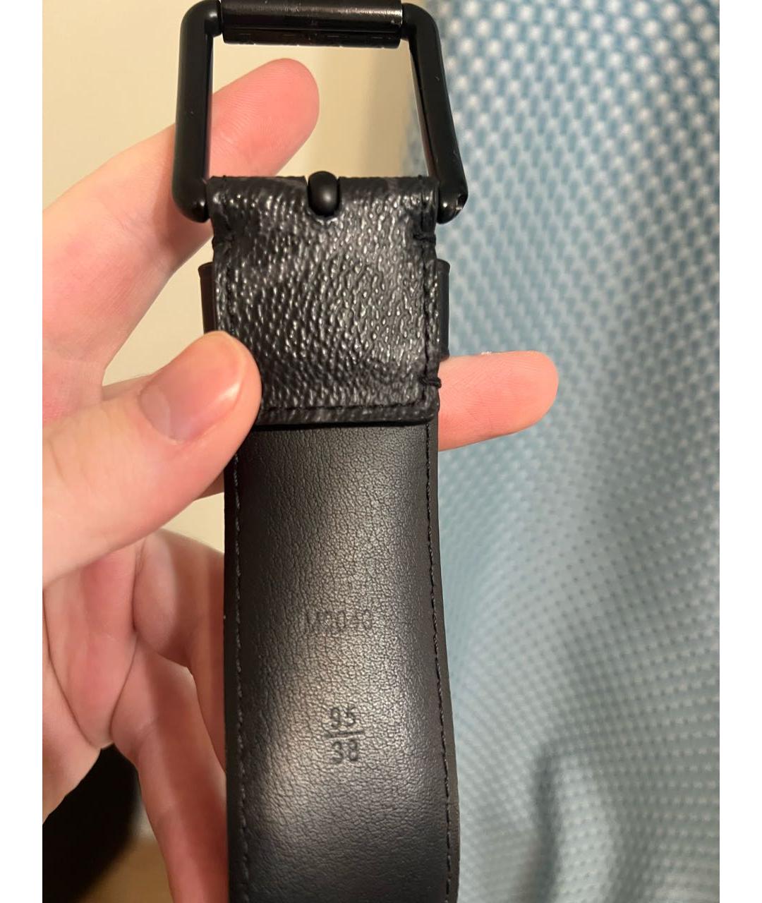 LOUIS VUITTON Хаки ремень, фото 3