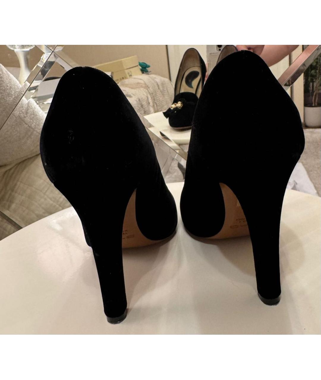 ETRO Черные замшевые туфли, фото 4