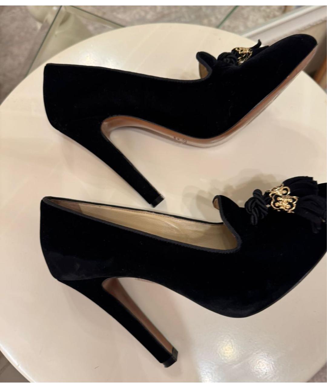 ETRO Черные замшевые туфли, фото 2