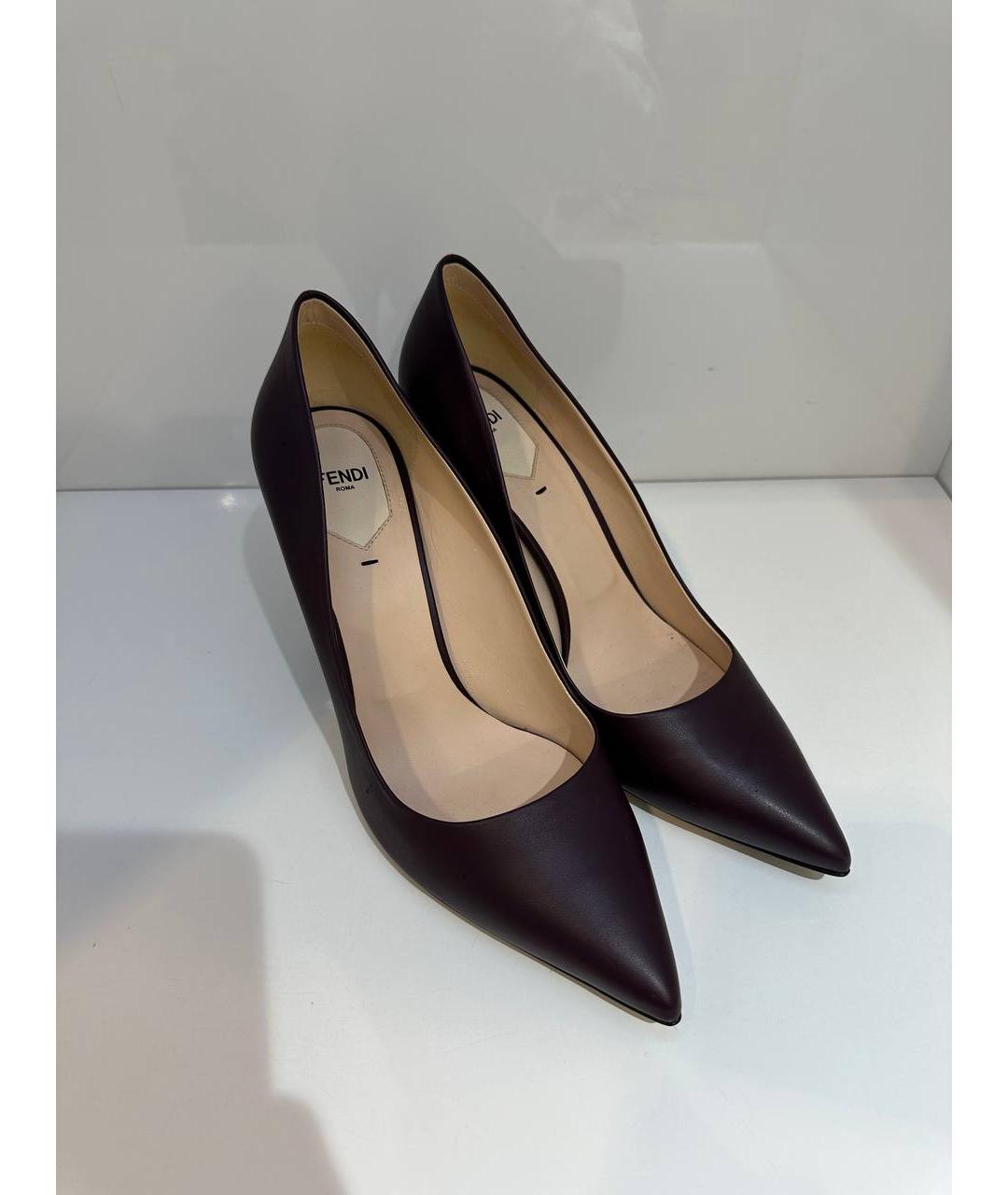 FENDI Кожаные туфли, фото 2