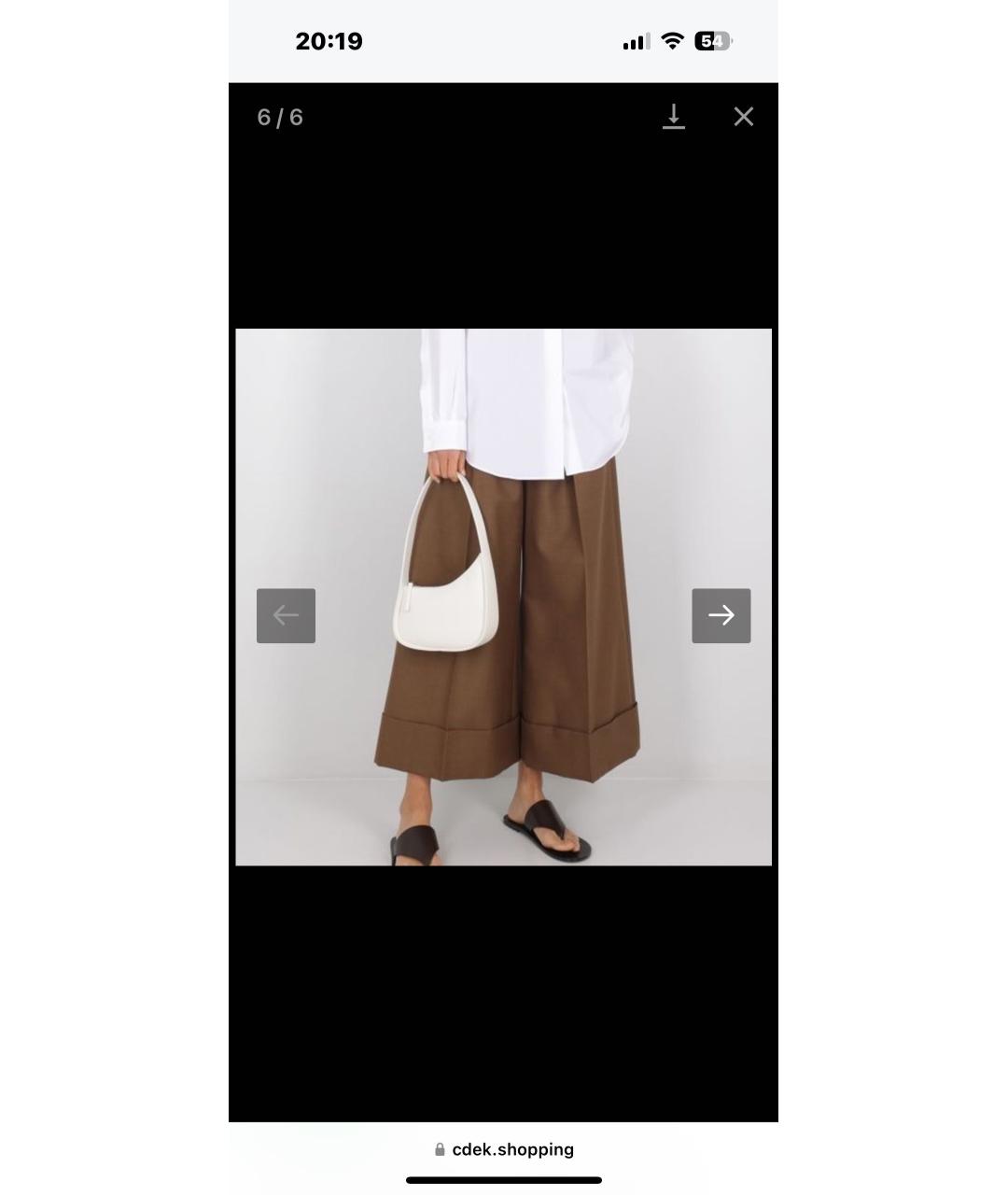 THE ROW Кожаная сумка с короткими ручками, фото 5