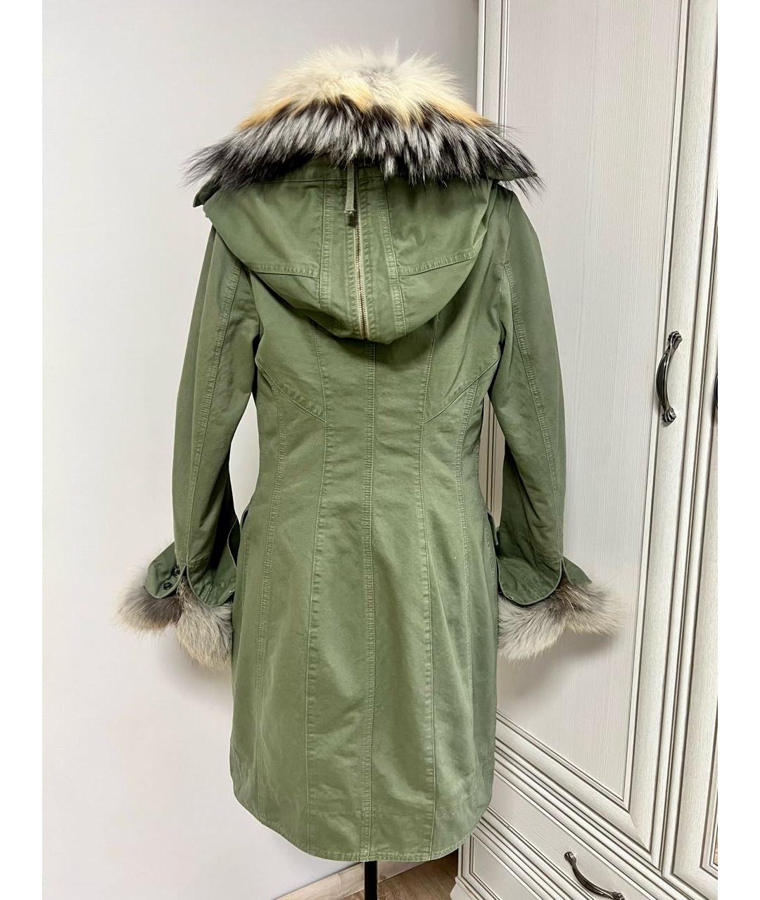 ERMANNO SCERVINO Хаки хлопковая парка, фото 2