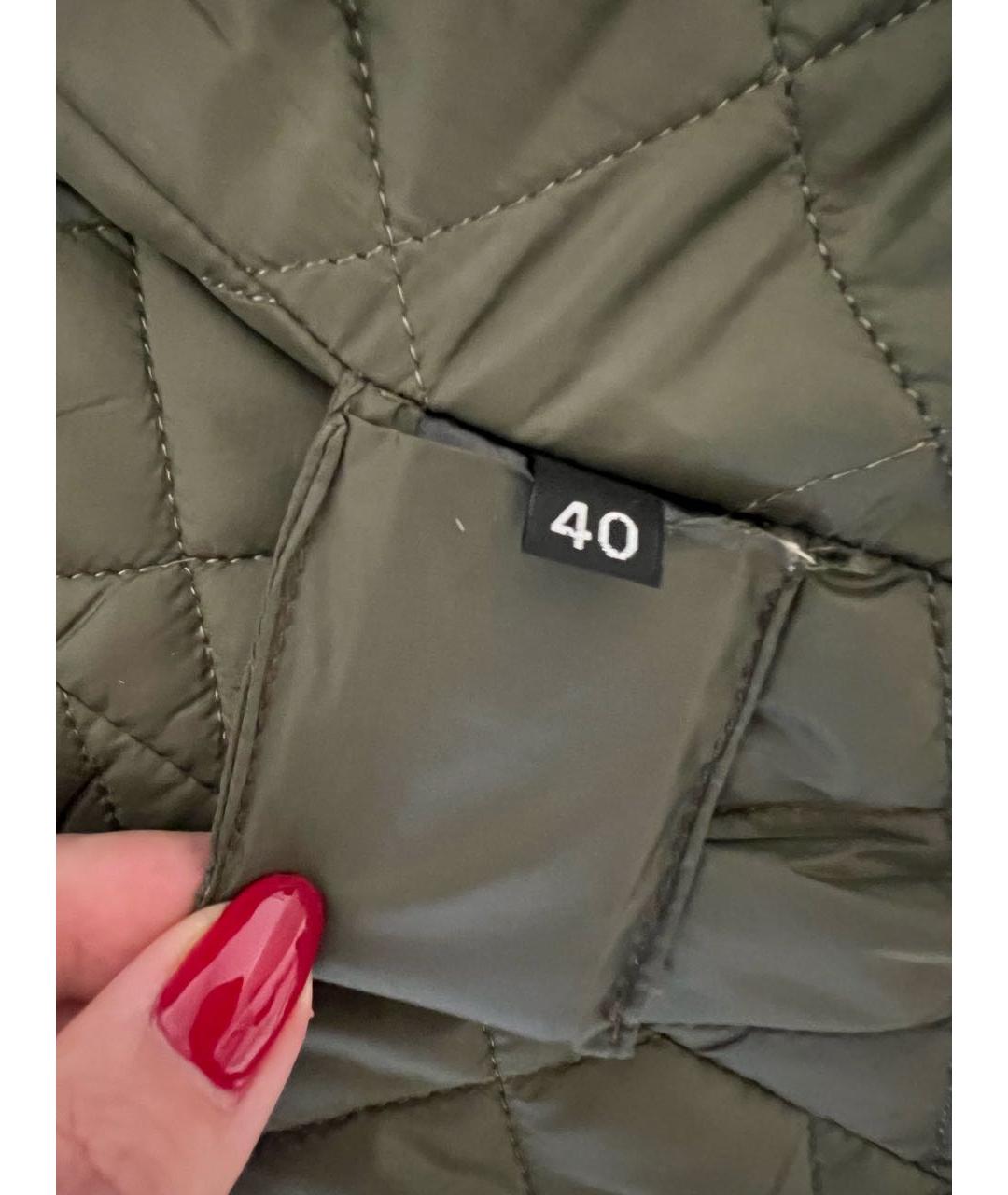 ERMANNO SCERVINO Хаки хлопковая парка, фото 4