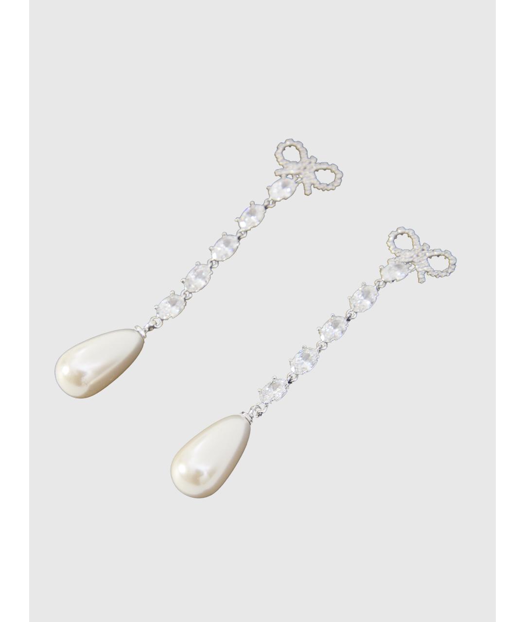 SELF-PORTRAIT Серебряные металлические серьги, фото 2