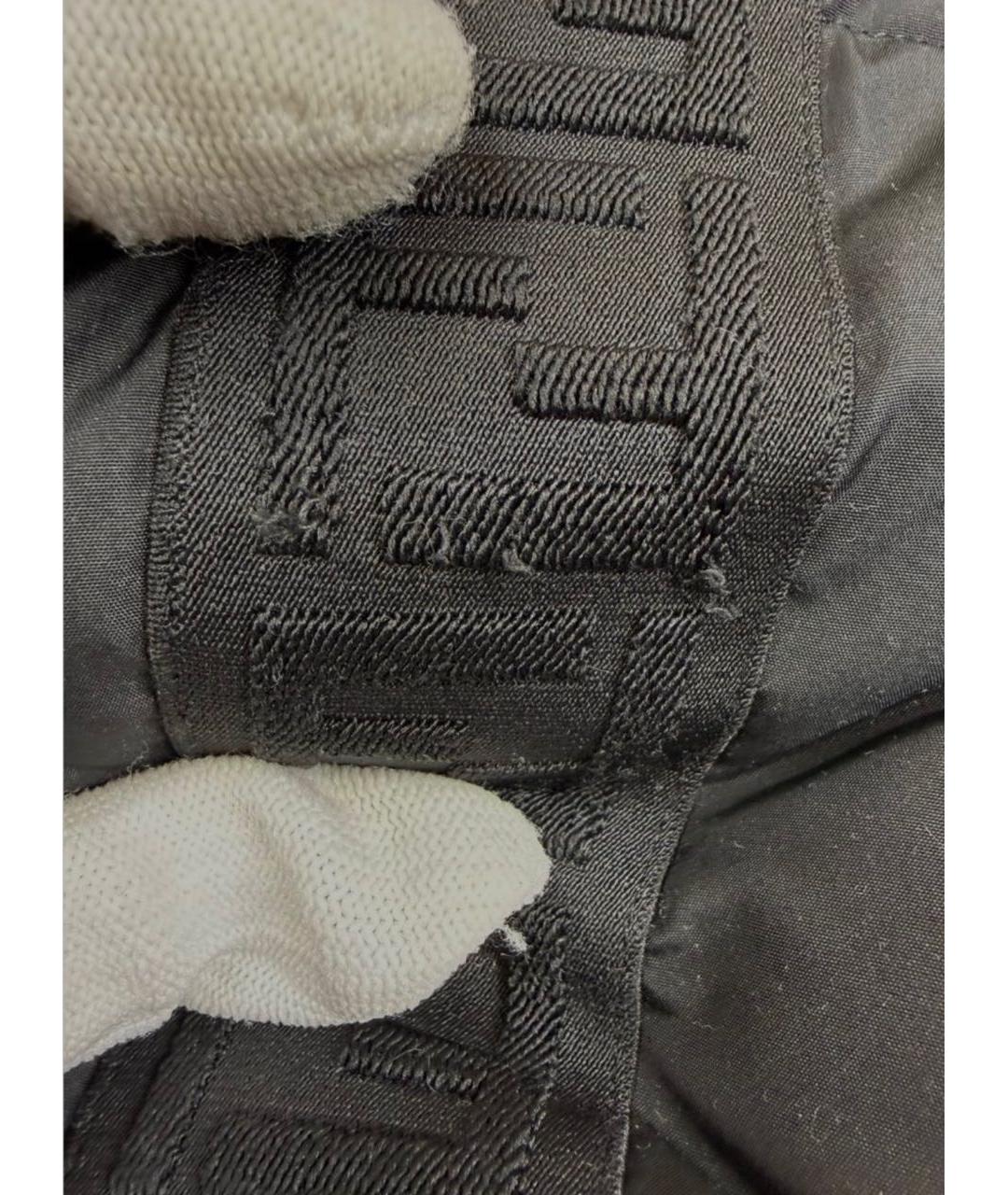 FENDI Черный полиэстеровый пуховик, фото 8