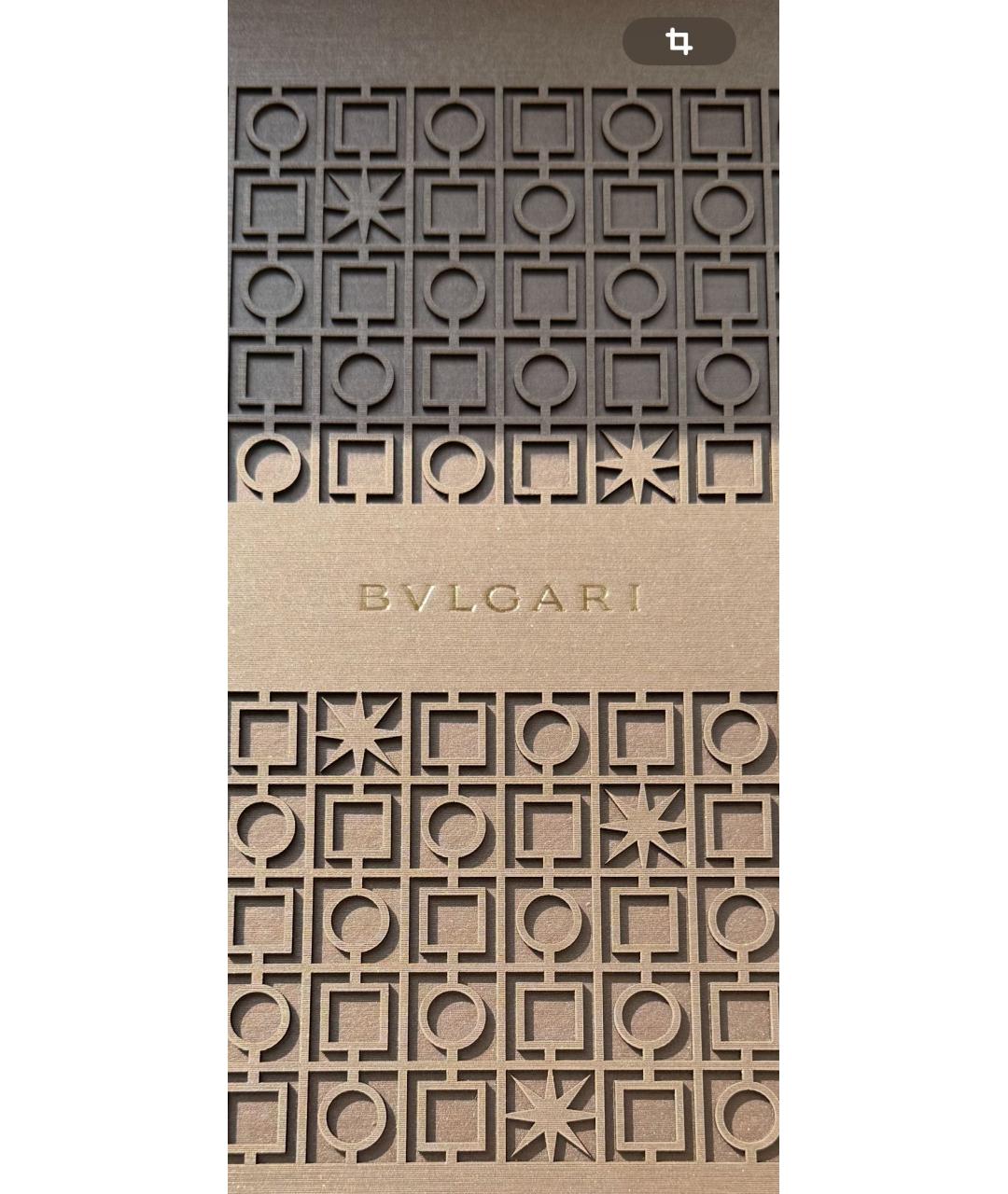 BVLGARI Золотые металлические солнцезащитные очки, фото 6