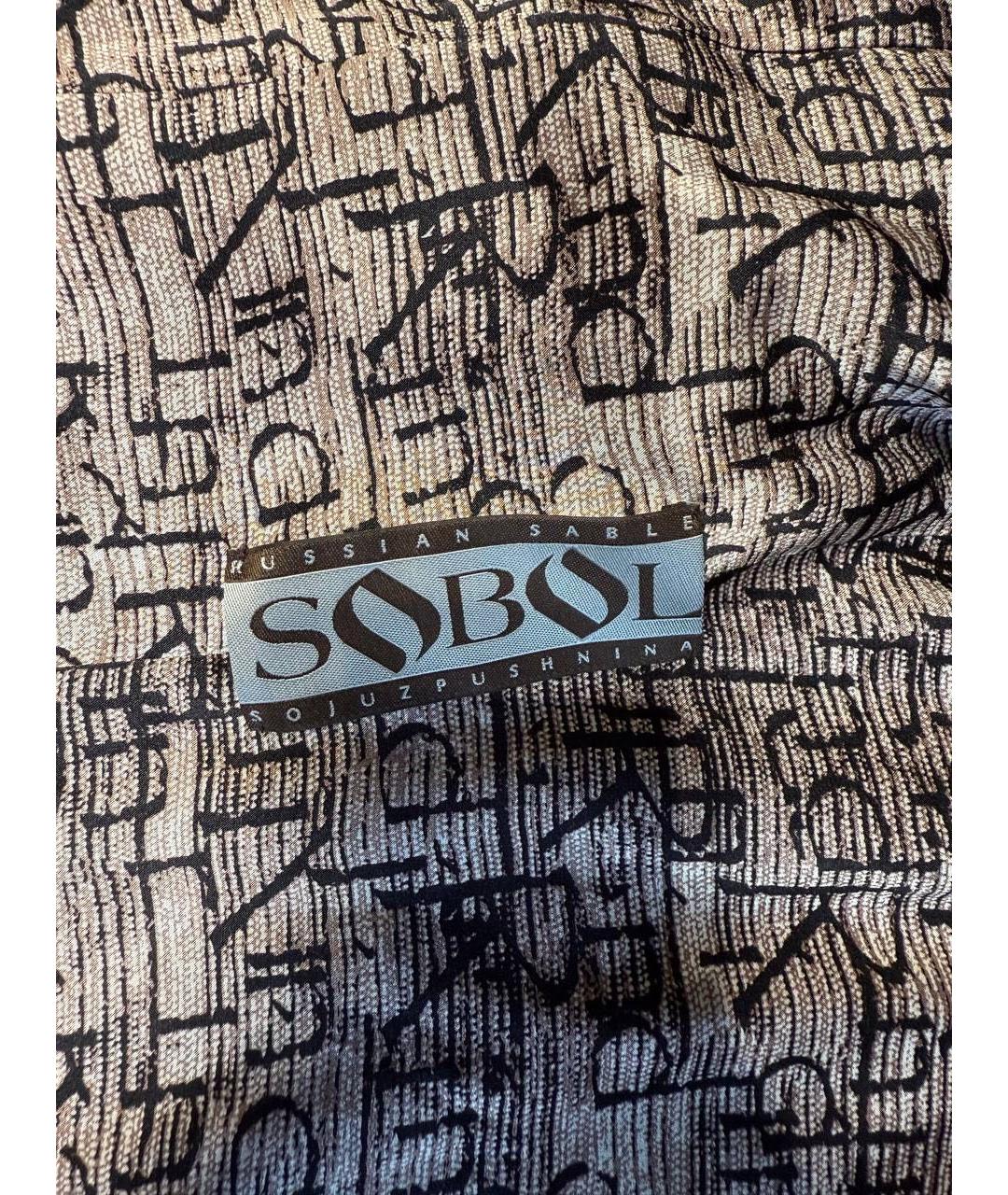 RINDI Серая меховая шуба, фото 6