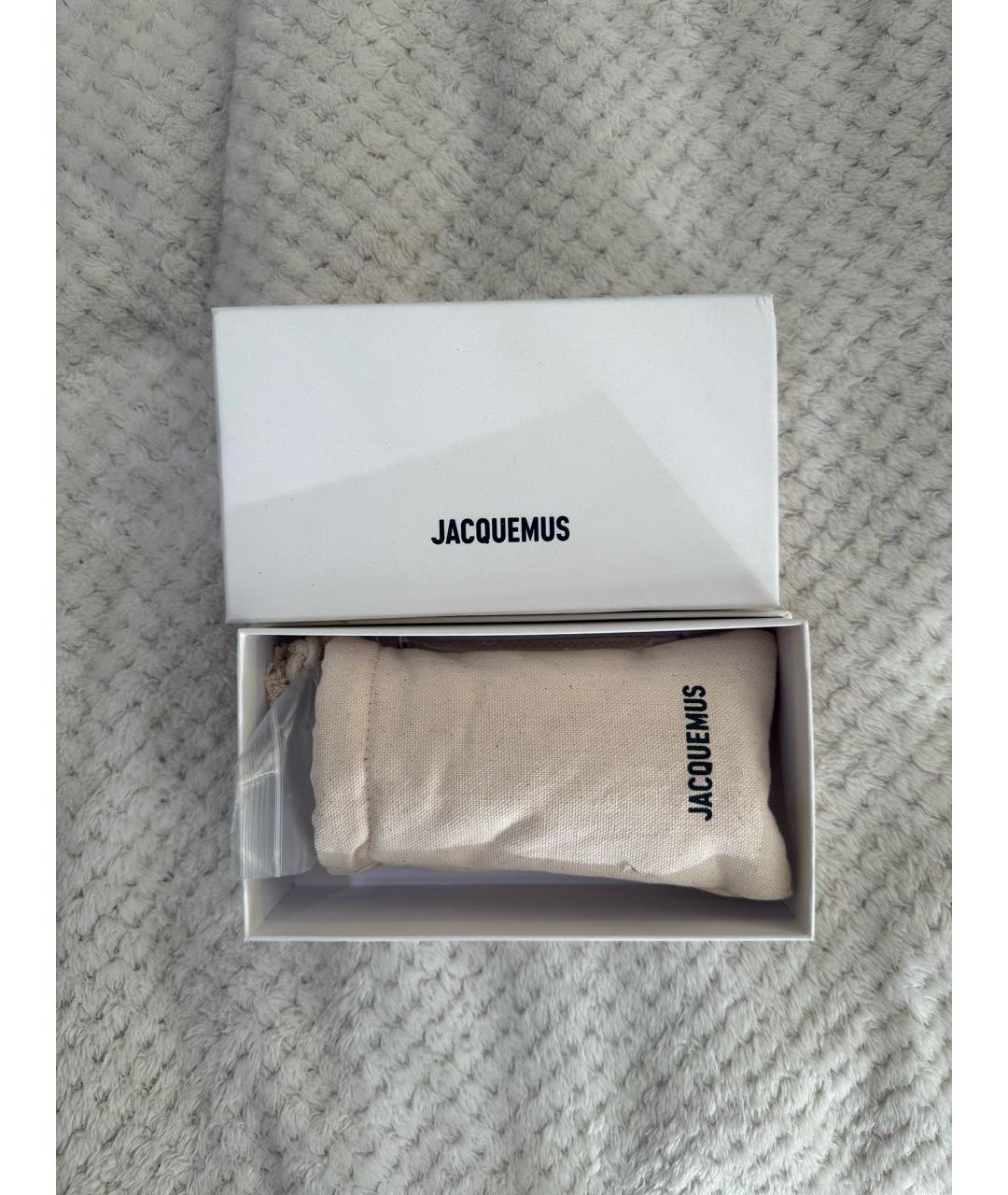 JACQUEMUS Серые пластиковые солнцезащитные очки, фото 2