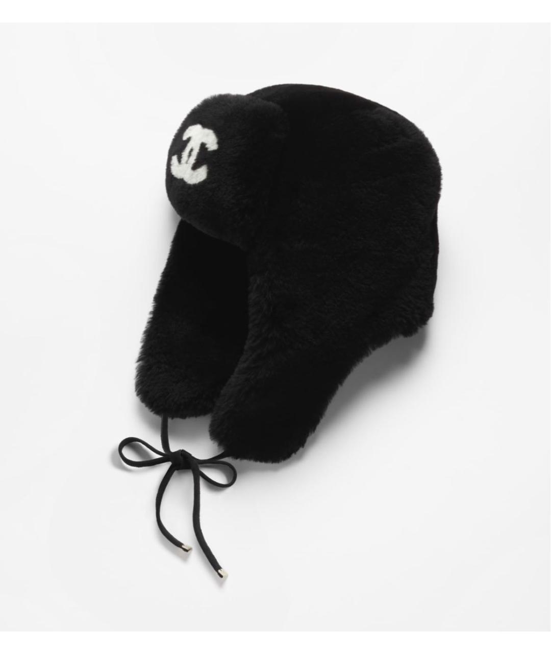 CHANEL Черная шапка, фото 3