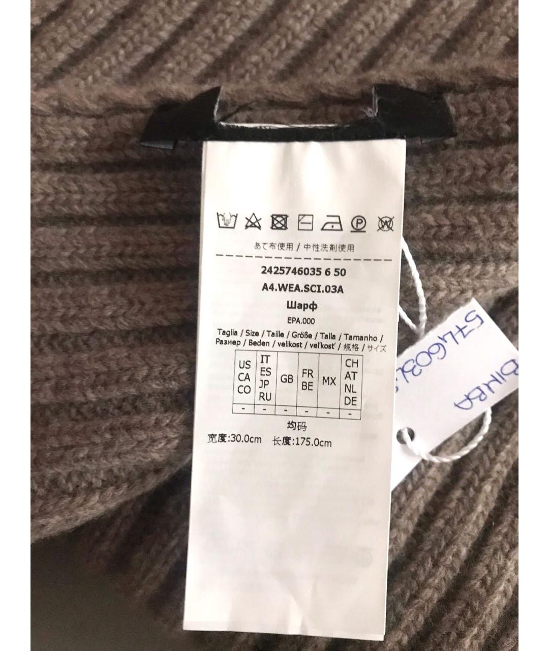 WEEKEND MAX MARA Шерстяной шарф, фото 4