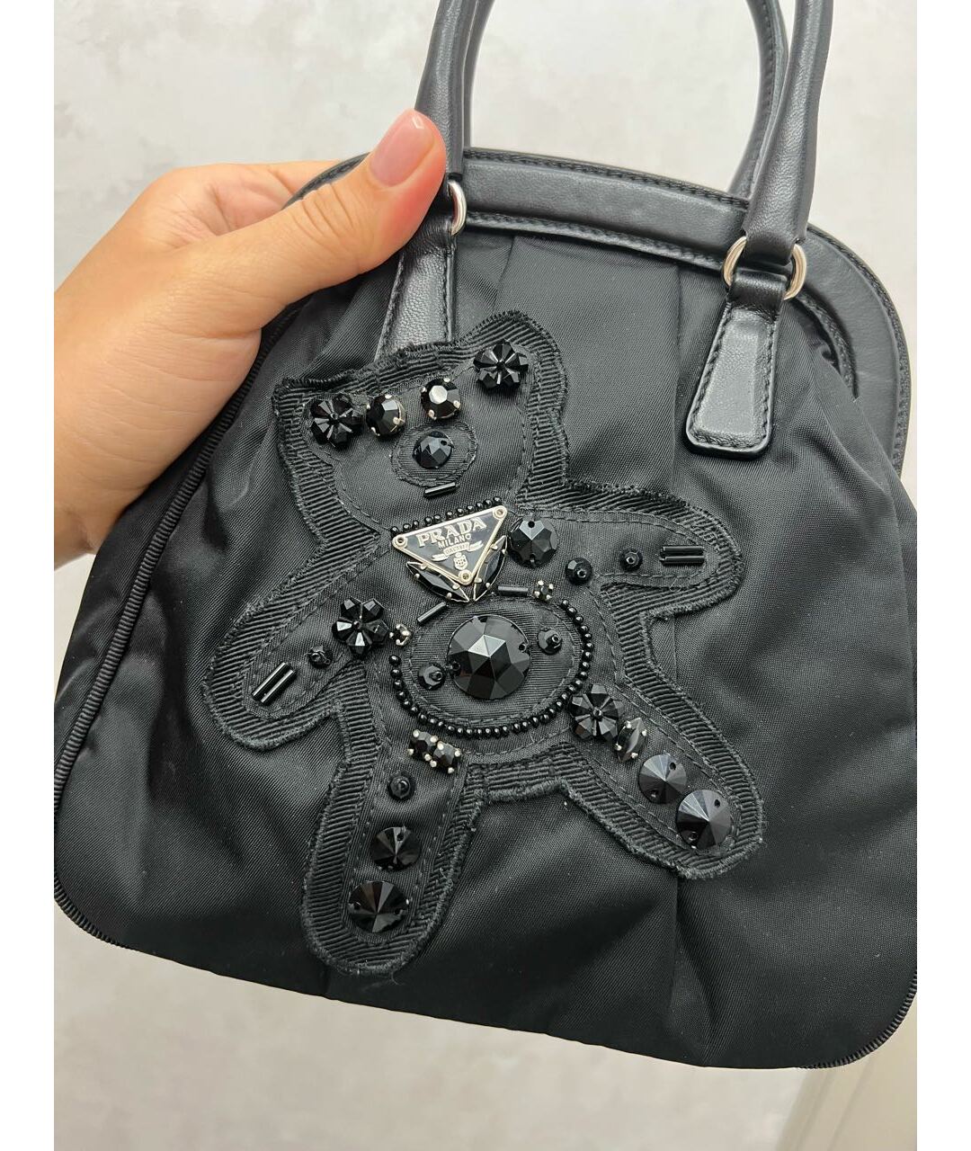 PRADA Черная сумка тоут, фото 4