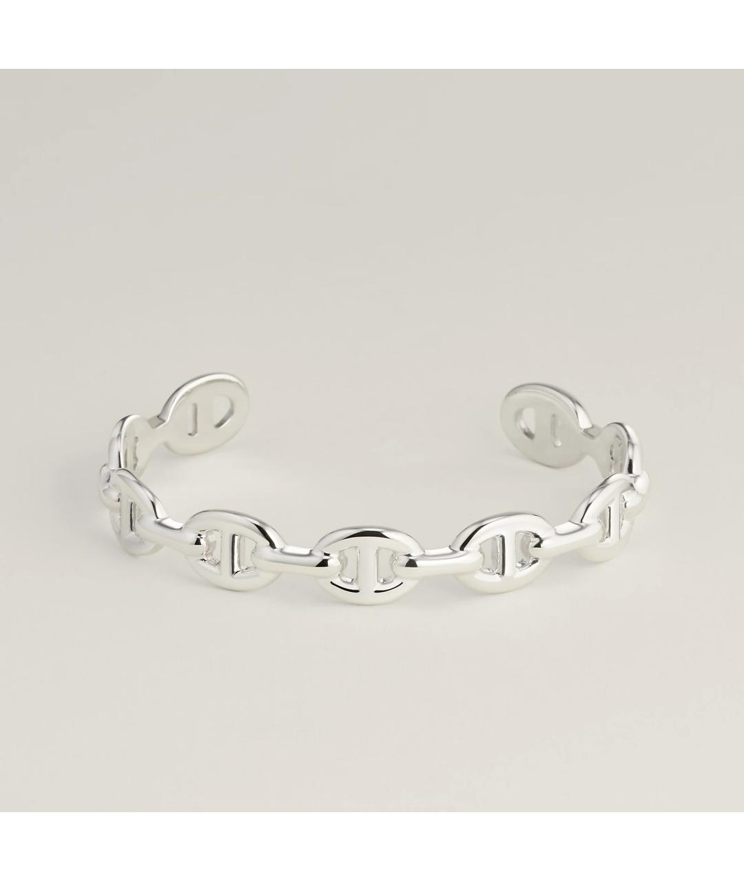 HERMES Серебрянный серебряный браслет, фото 3
