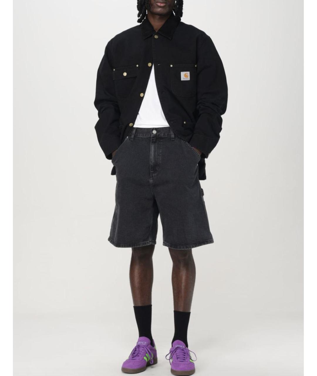 CARHARTT WIP Черная хлопковая куртка, фото 3