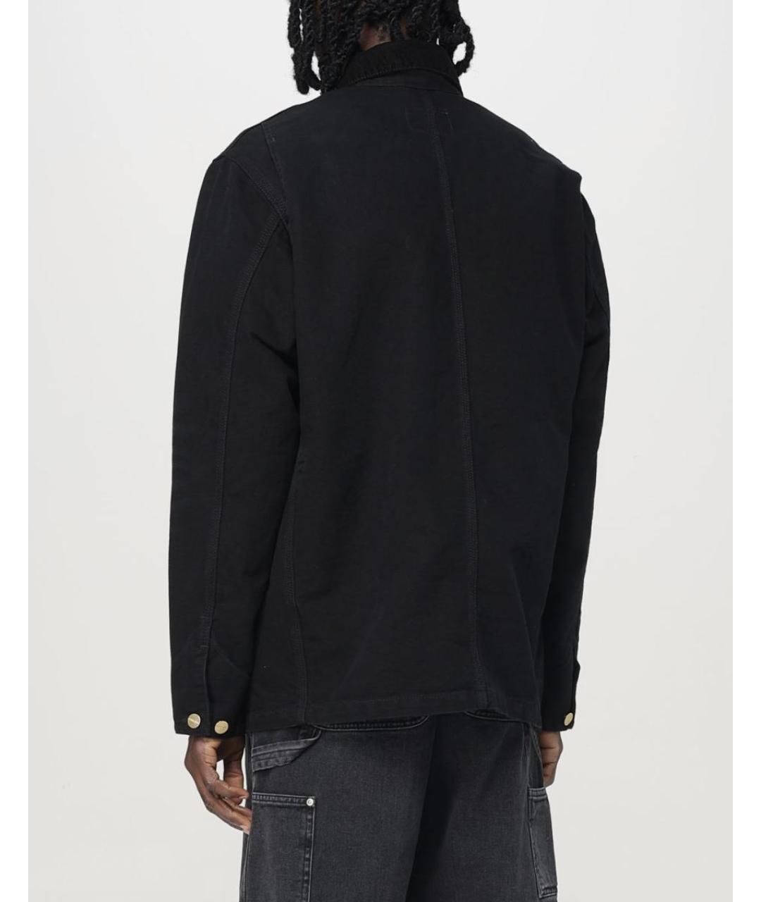 CARHARTT WIP Черная хлопковая куртка, фото 2