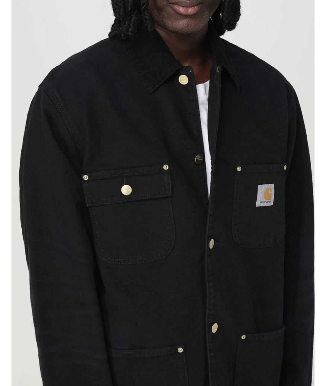 CARHARTT WIP Черная хлопковая куртка, фото 6