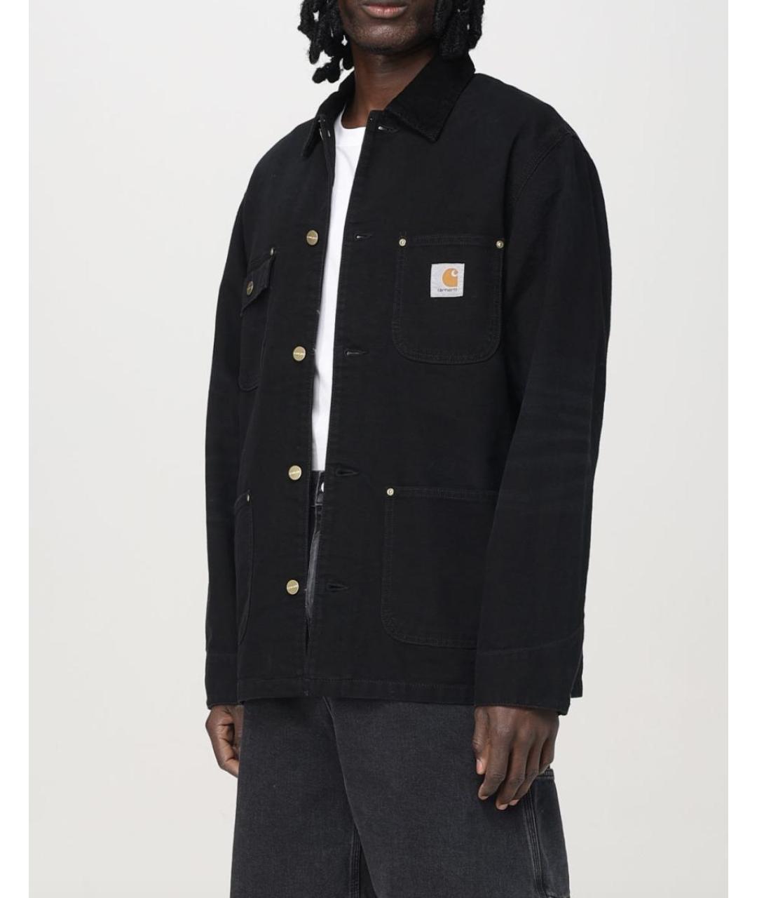 CARHARTT WIP Черная хлопковая куртка, фото 5