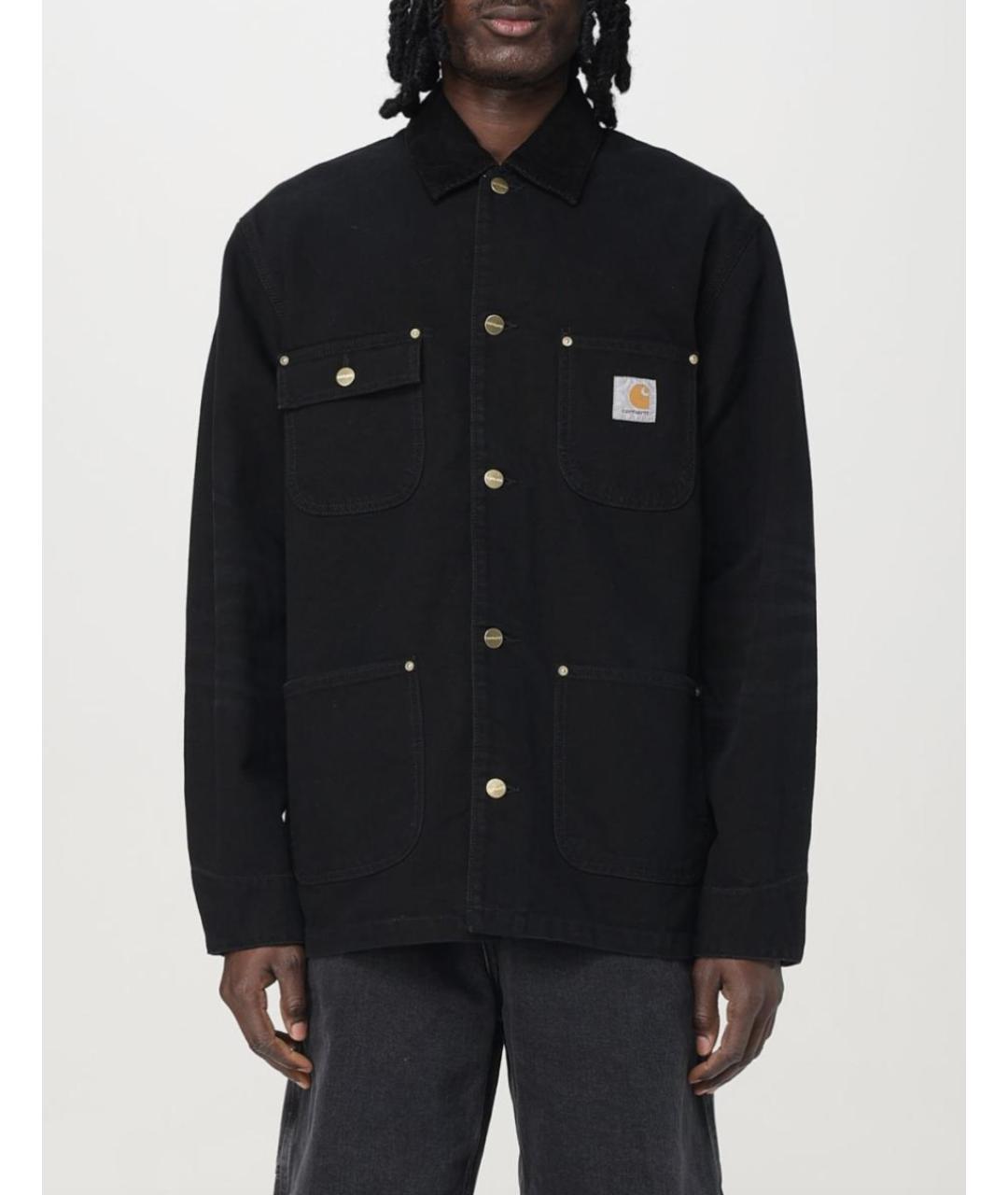 CARHARTT WIP Черная хлопковая куртка, фото 4