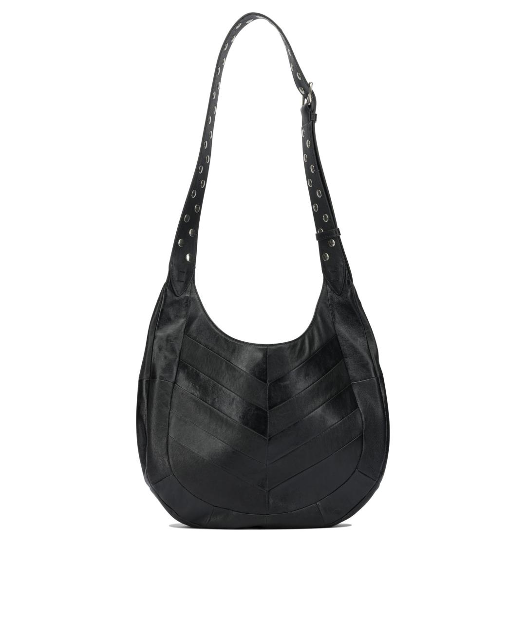 VALENTINO Черная кожаная сумка через плечо, фото 3