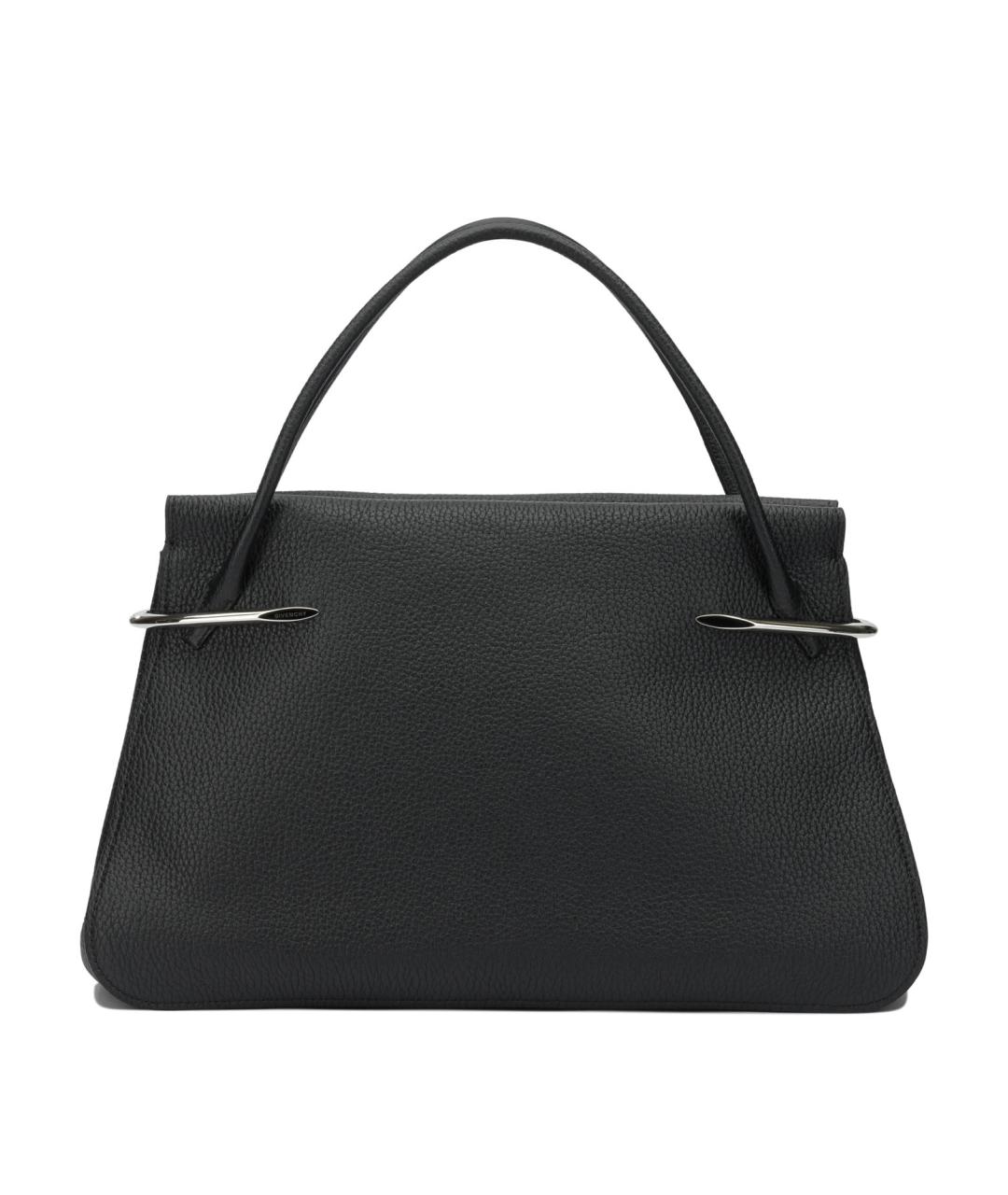 GIVENCHY Черная кожаная сумка тоут, фото 3