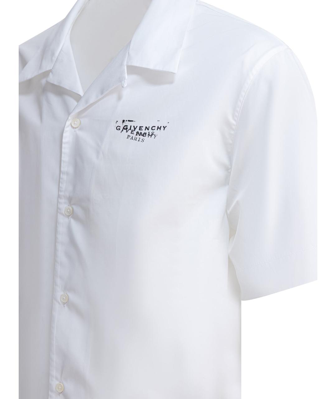 GIVENCHY Белая хлопковая кэжуал рубашка, фото 4